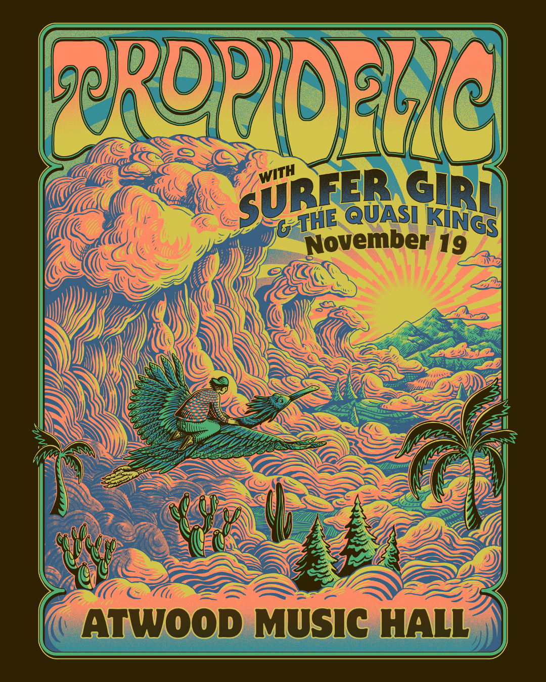 Tropidelic with Surfer Girl, The Quasi Kings — Atwood Music Hall